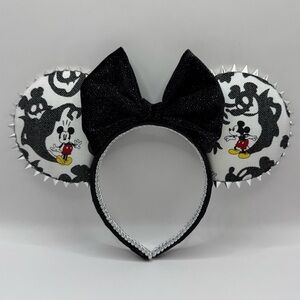 Disney Halloween Spiked Mickey Mouse Handcrafted Minnie Mouse Ears
